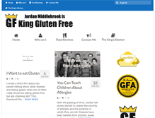 Tablet Screenshot of kingglutenfree.com